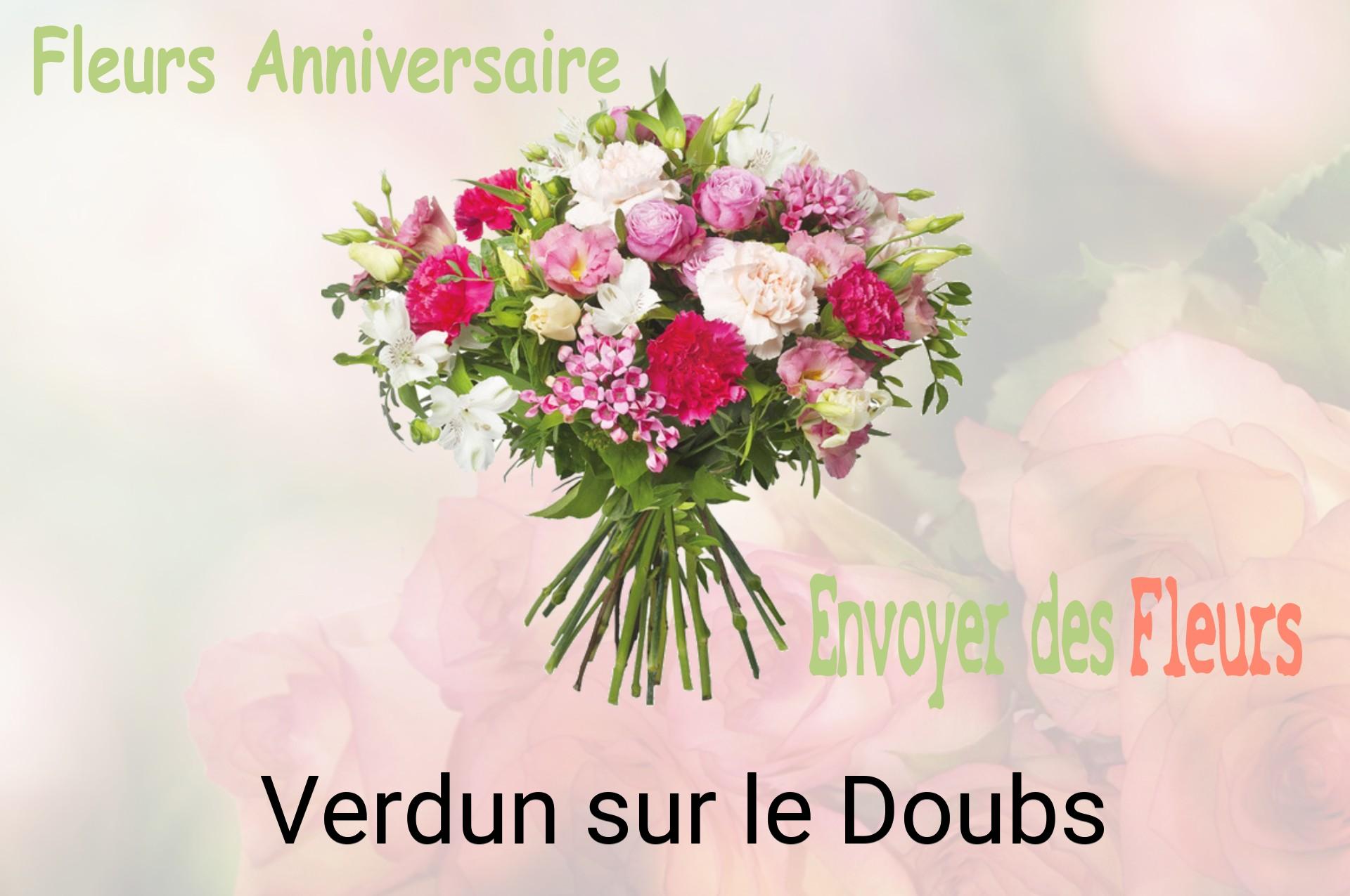 Bouquet de fleurs d’anniversaire livré à Verdun-sur-le-Doubs